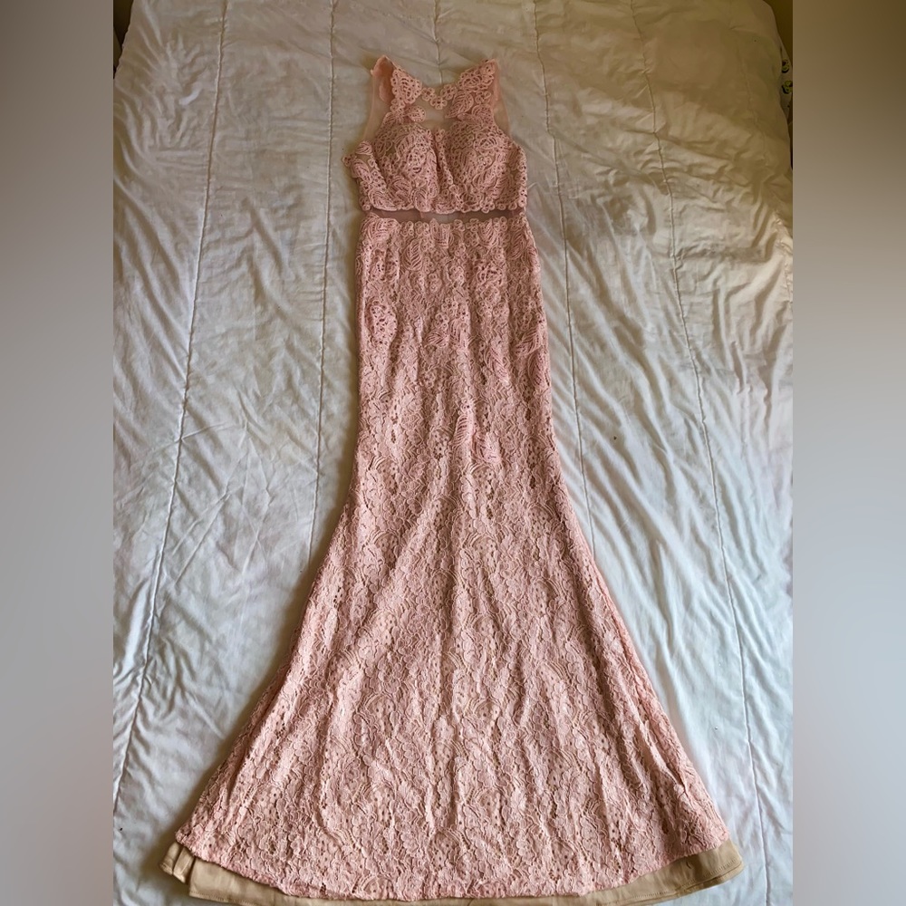 Pink beaded mermaid dress 🌸